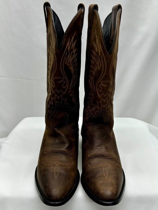 ACME Shoes - Cowboy Boots By ACME Women's 9 Brown Leather